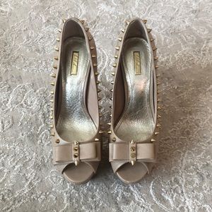 Wild Pair studded open toe heels